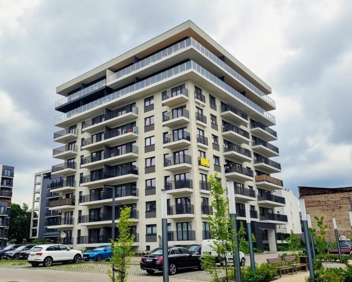 לודז' Apple Apartments - Gdanska Prywatne Miejsce Parkingowe מראה חיצוני תמונה